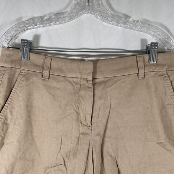Vertex Cargo Shorts Men's 36 Khaki Brown Hiking Athletic Button Zip Poly Blend - Picture 2 of 8